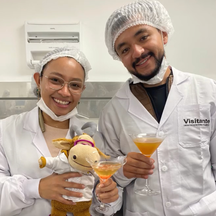 imagen de stock cocteleria molecular